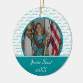 Junior Scout Photo Ornament (Links)