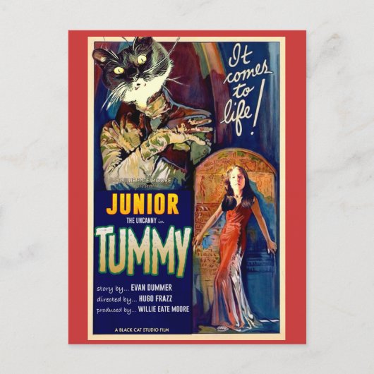 Junior the Uncanny Briefkaart (Voorkant)