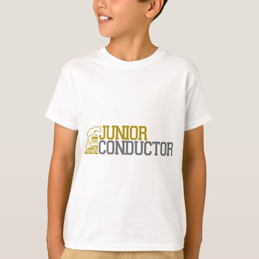 Junior Train Conductor T-shirt (Voorkant)