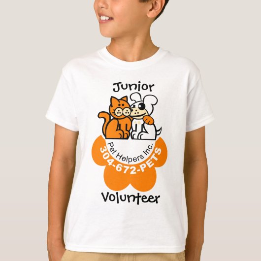 Junior Volunteer T-Shirt (Voorkant)