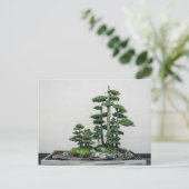 Juniper Bonsai Forest Briefkaart (Staand voorkant)