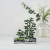 Juniper Bonsai Forest Briefkaart (Staand voorkant)