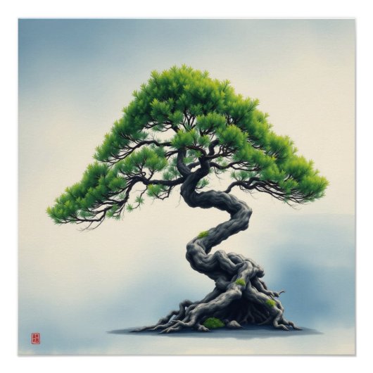 juniper bonsai perfect poster (Voorkant)