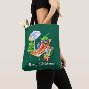 Juniper Green Merry Christmas Pepper Tekening Draagtas