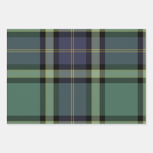 Juniper & Mint Wrapping Paper Flat Sheet Set of 3 (Voorkant)