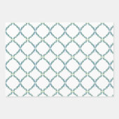 Juniper Trellis Winter Greens Gift Wrap Inpakpapier Vel (Voorkant 3)