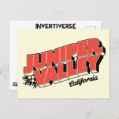 Juniper Valley - Carte postale (Devant / Derrière)