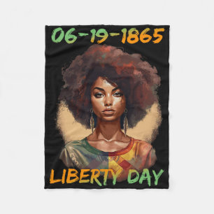 JuniTeenth - Afro-Amerikaanse vrouwen onafhankelij Fleece Deken