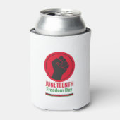 Junittiende dag van de vrijheid blikjeskoeler (Blikje Voorkant)