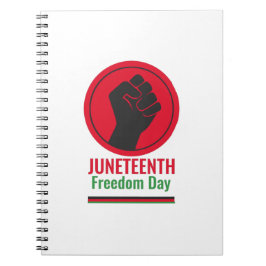 Junittiende dag van de vrijheid notitieboek
