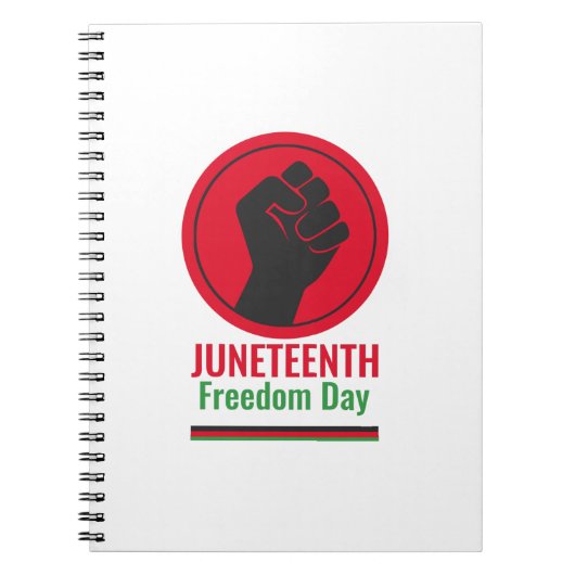 Junittiende dag van de vrijheid notitieboek (Voorkant)