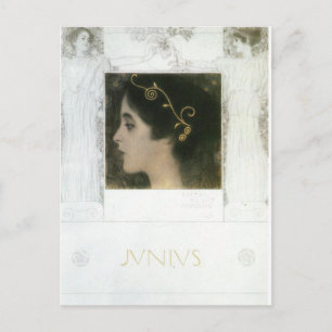 Junius door Gustav Klimt Briefkaart