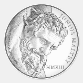 Junius Maltby Channel Ronde Sticker