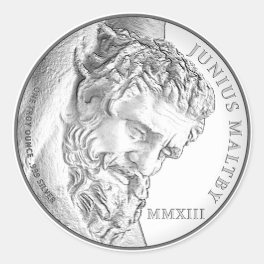 Junius Maltby Channel Ronde Sticker (Voorkant)