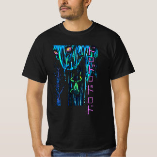 Junji Ito Miss Fuchi Pukes a Frog Back T-shirt