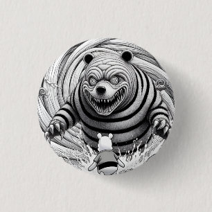 Junji Ito Winnie de Pooh 1 Ronde Button 3,2 Cm