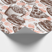 Junk Food Cadeaupapier (Hoek)