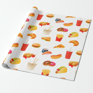 Junk Food Cadeaupapier
