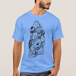 Junk Food Happy Emoji Premium T-shirt