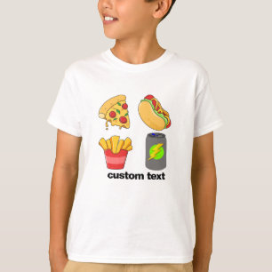 Junk Food Lovers Club Kind's Fastfood Tshirt
