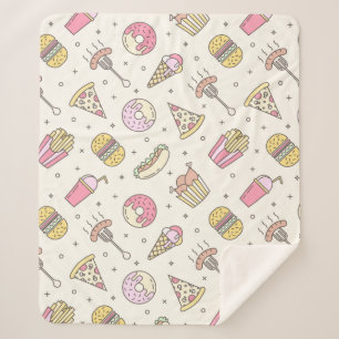 Junk Food Sherpa Deken