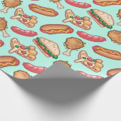 Junk Food Wrapping Paper Cadeaupapier (Hoek)