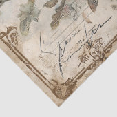 Junk Journal Rozen Tissuepapier (Detail)