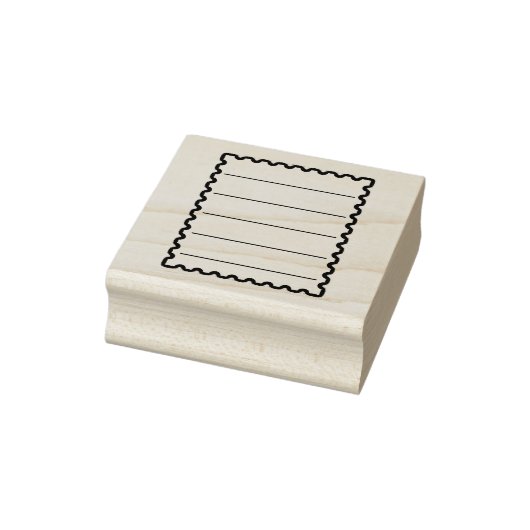 Junk Journal Stamp met lijnen Rubberstempel (Stempel)