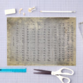 Junk Journal Water Damaged Grunge Jingle Bells Tissuepapier (Craft)