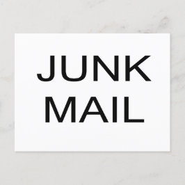 JUNK MAIL Briefkaart
