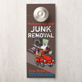 Junk Removal Garbage Hauling Red Pickup