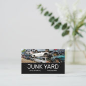 Junk Yard Auto Wrecking Recycling Metal Visitekaartje (Staand voorkant)
