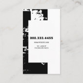 Junk Yard, schroot, recycling Visitekaartje (Achterkant)