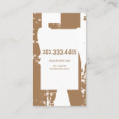 Junk Yard, schroot, recycling Visitekaartje (Achterkant)