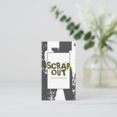 Junk Yard, schroot, recycling Visitekaartje (Staand voorkant)