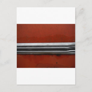 Junk Yard vintage car, Red and Silver Old Paint Briefkaart