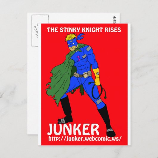 Junker webstrip briefkaart (Voorkant / Achterkant)