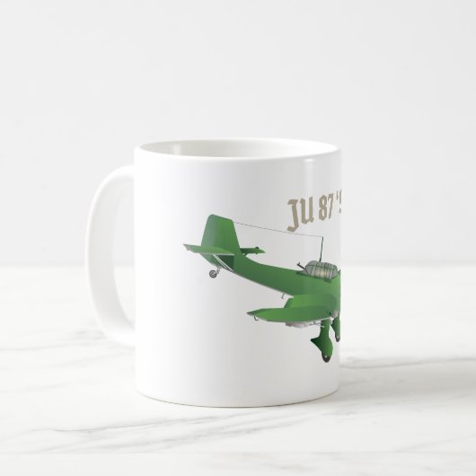 Junkers Ju 87 Stuka Bomber Airplane Koffiemok (Voorkant links)