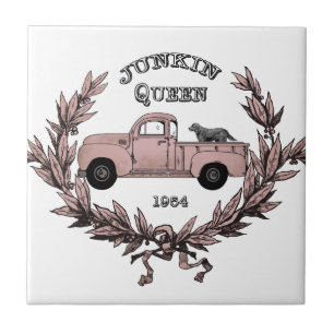 Junkin Queen truck tegel decor Tegeltje