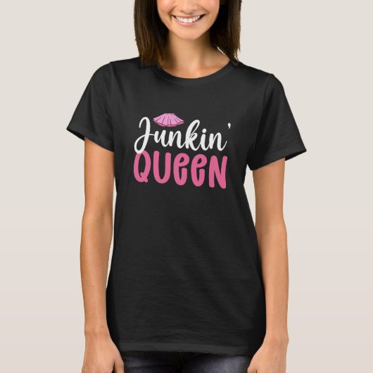 Junkinu2019 Queen Thrift Shop Thrifter Thrifting T-shirt (Voorkant)