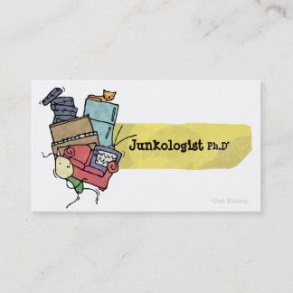 Junkologist Ph.D Visitekaartje