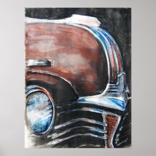 Junkyard Car Print (Voorkant)