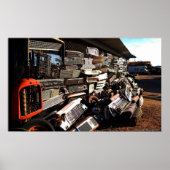 Junkyard-kunst Poster (Voorkant)
