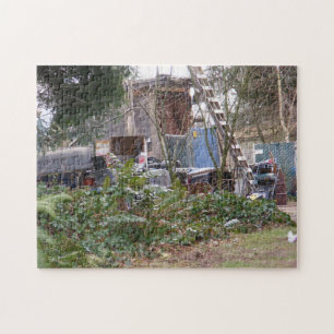 Junkyard Puzzle in de buurt Legpuzzel