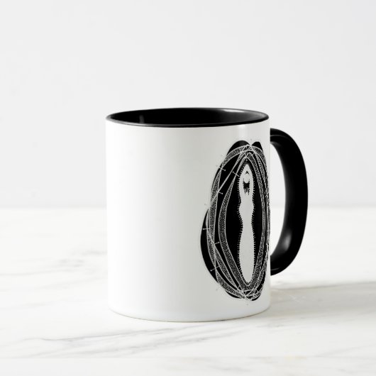 Juno Goddess Yoni Art Mug (Devant droit)