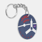 JUNO:  Mission Logo Sleutelhanger (Voorkant Links)