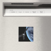 Juno ruimtevaartuig tijdens zijn Earth Flyby Magneet (Insitu (Vaatwasser))