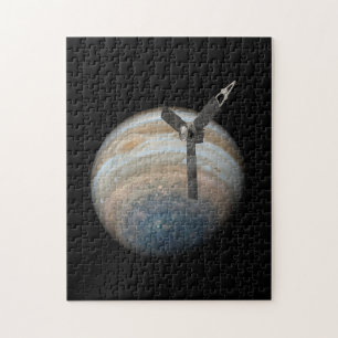 Juno Spacecraft bij Planet Jupiter Legpuzzel
