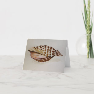 Junonia Shell - Carte de voeux vierge