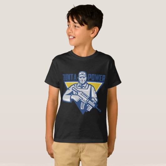 Junta-macht van het Oekraïense leger T-shirt (Voorkant volledig)